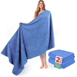 American Soft Linen 100% Cotton Luxury Turkish Towels, 4 PC Hand Towel Set | Soft Absorbent Quick Dry OEKO Tex Standard 100 Certificated Durable Machine Washable Breathable Premium Hotel Quality(Electric Blue)