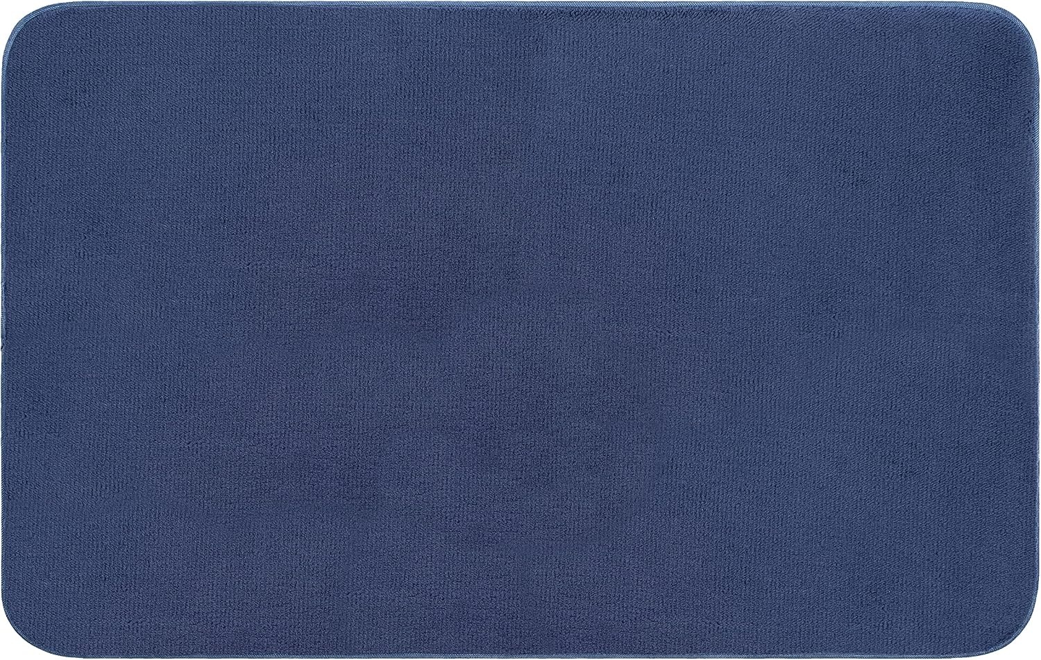 image:imageAmerican Soft Linen Bath Rug 20 in 34 in 100 Cotton Bath Mats Rugs for Bathroom Slip Reducer Washable Shaggy Form Area Rugs Aqua Blue Bath RugNavy Blue