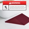 American Soft Linen Bath Rug, 20 in 34 in 100% Cotton Bath Mats Rugs for Bathroom, Slip Reducer Washable Shaggy Form Area Rugs, Aqua Blue Bath Rug(Bordeaux Red)